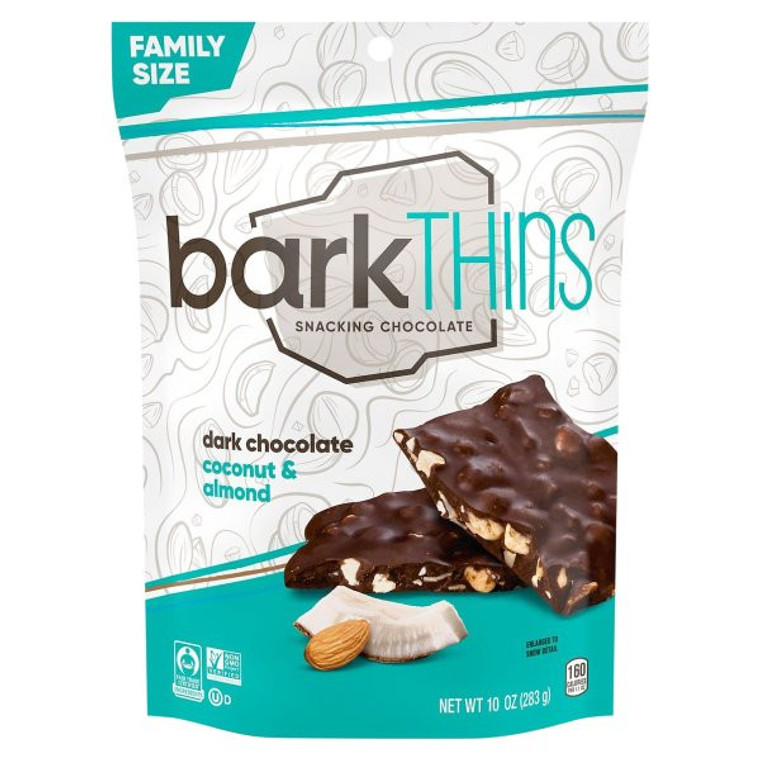 BARKTHN DKCHOC CNUT ALM ( 9 X 10 OZ )
