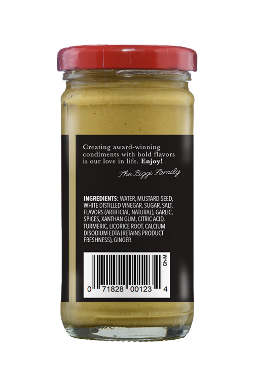 BEAVER CHINESE HOT MUSTARD ( 12X4OZ )