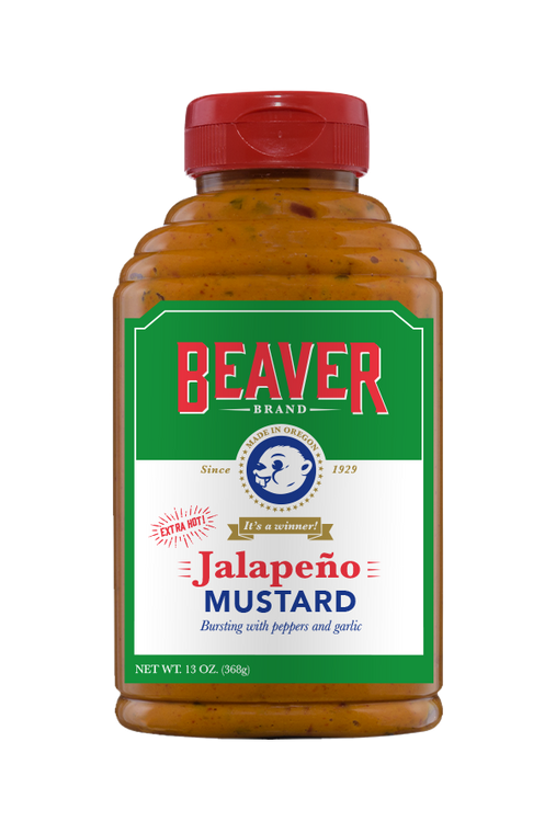 BEAVER JALAPENO MUSTARD ( 6X13OZ )