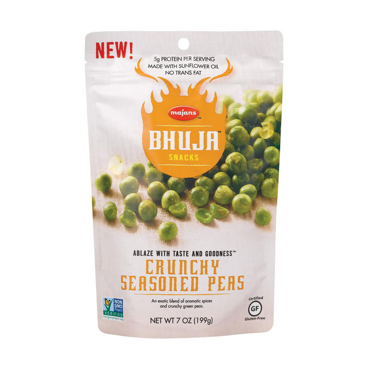 BHUJA CRNCHY SEASND PEAS ( 6 X 7 OZ )