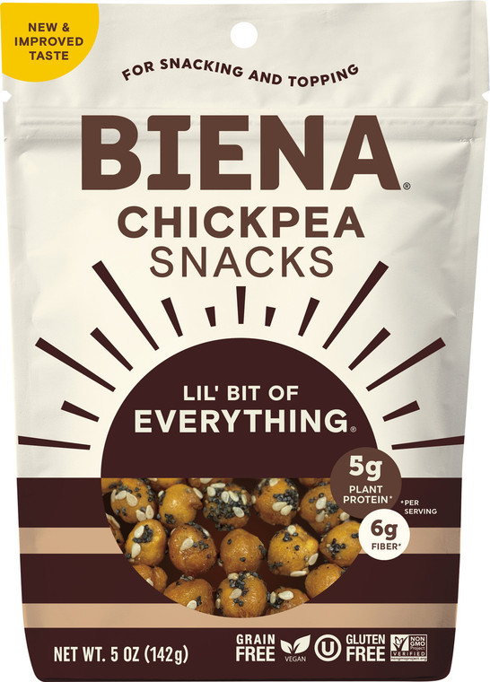 BIENA CHKPEA SNK EVRYTHN ( 8 X 5 OZ )