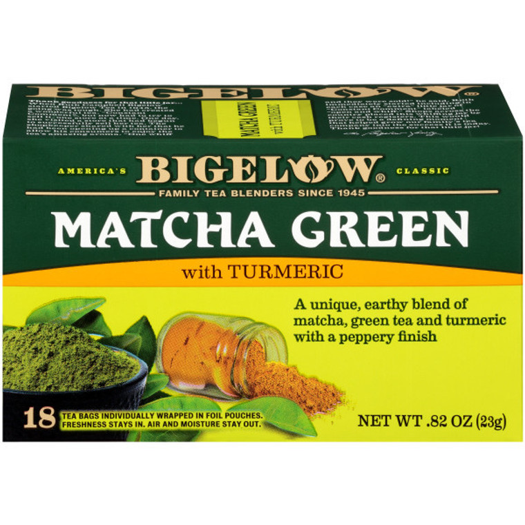 BIGELOW MATCH GRNTEA TUM ( 6 X 18 BAG )