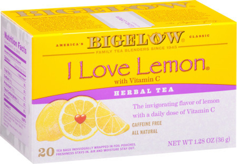 BIGELOW I LOVE LEMON HERBAL TEA ( 6X20 BAG )