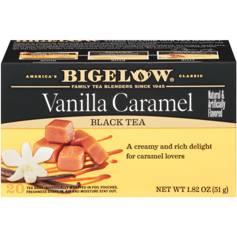 BIGELOW VANILLA CARAMEL TEA ( 6X20 BAG )