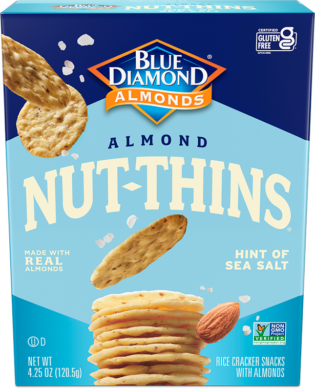 BLUE DIAMOND SEASALT NUT THIN ( 12X4.25OZ )