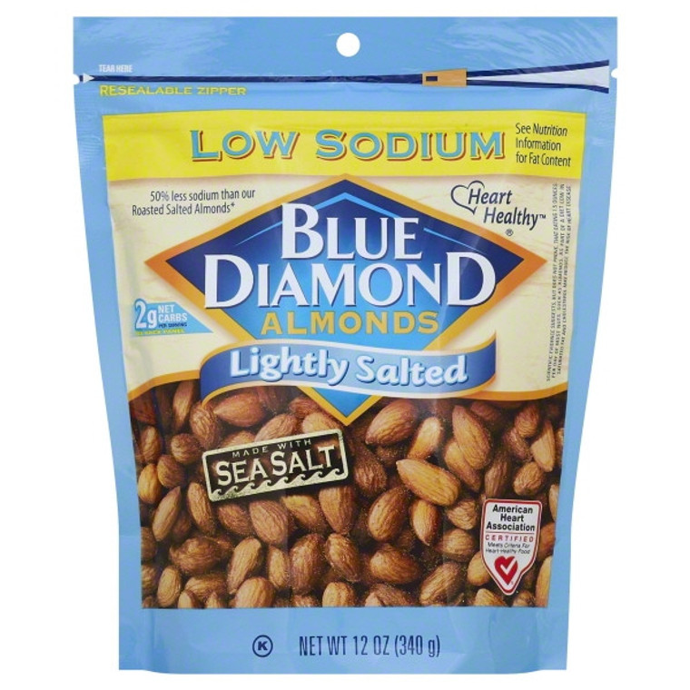 BL DMND ALMND LT SALT ( 6 X 12 OZ )