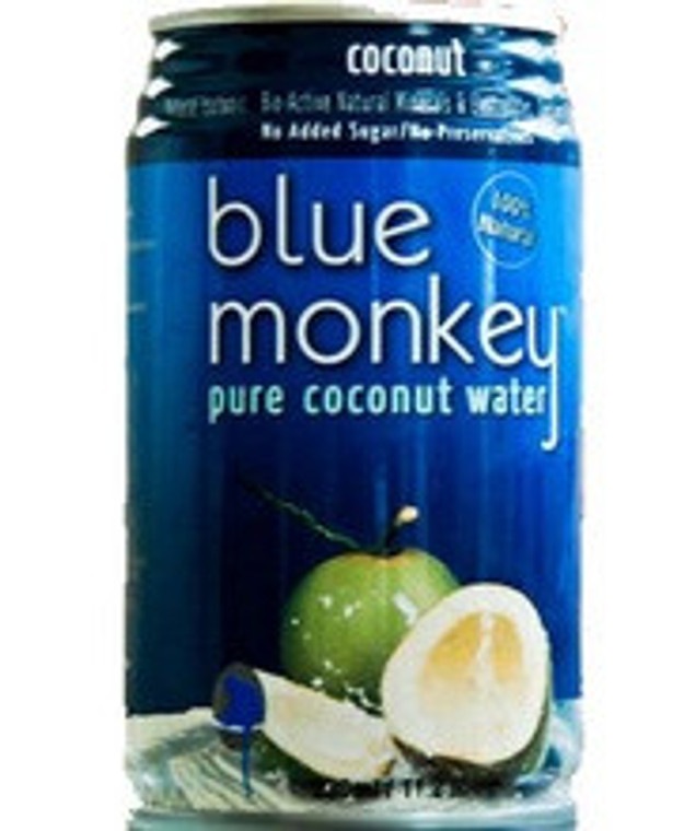 BLUE MONKEY 100% NATURAL COCONUT WATER ( 24X11.2 OZ )