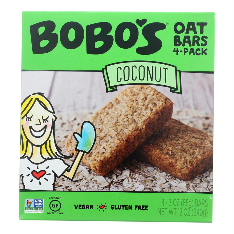 BOBOS COCONUT OAT BAR ( 6 X 4 PACK )