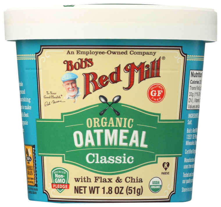 OG2 BOBS OATMEL CLSC,CUP ( 12 X 1.8 OZ )