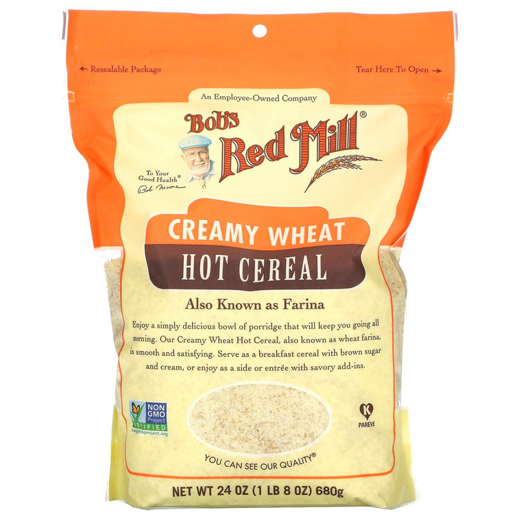 BOBS CRMY WHT HOT CEREAL ( 4 X 24 OZ )
