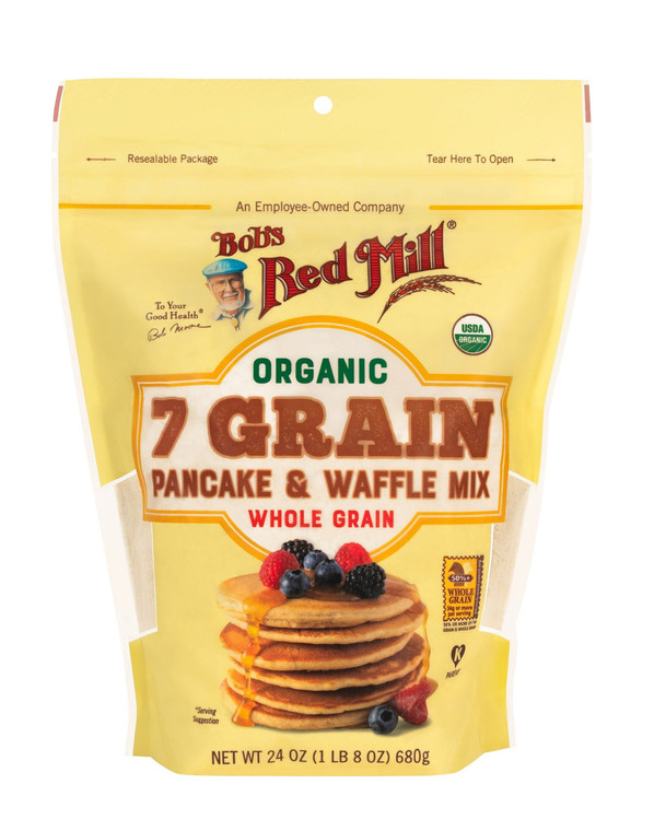 BOB'S RED MILL 7 GRAIN PANCAKE & WAFFLE MIX ( 4 X 24 OZ )