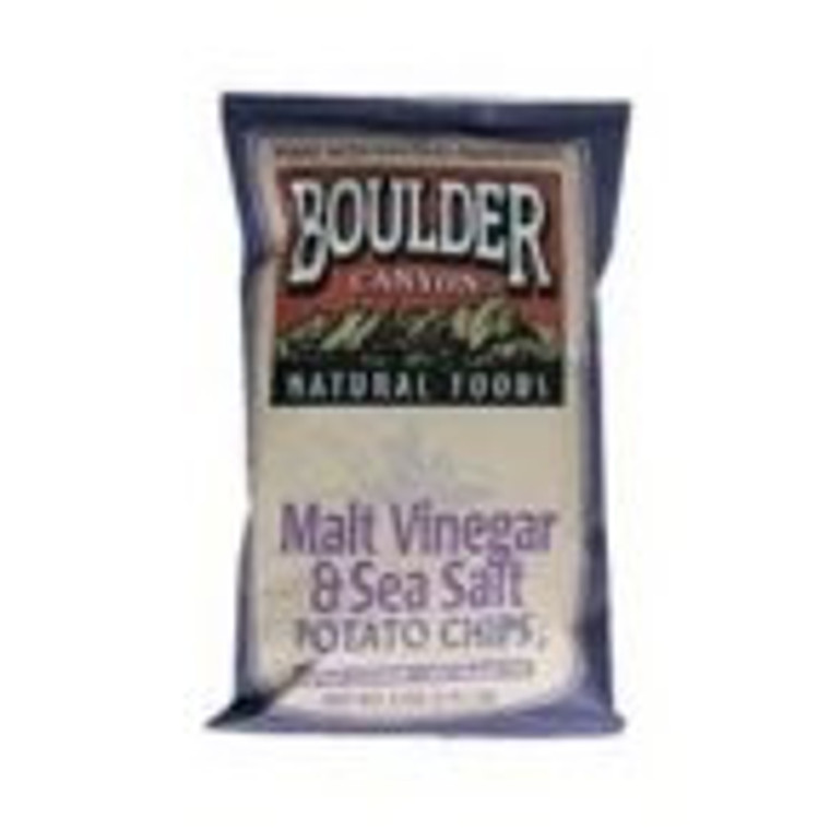 BOULDER CANYON MALT VINEGAR POTATO CHIPS ( 12X5 OZ )