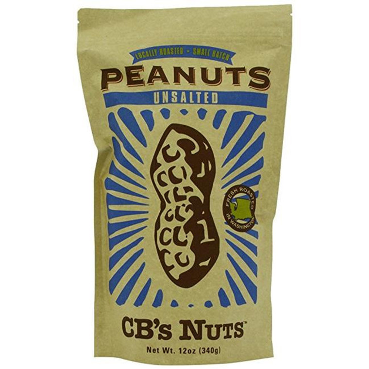 CB'S JUMBO PEANUTS UNSALTED ( 12X12 OZ )