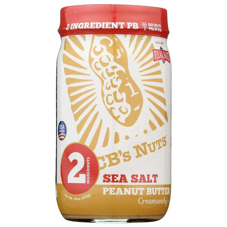 CBNT PBTR WITH SEA SALT ( 12 X 16 OZ )