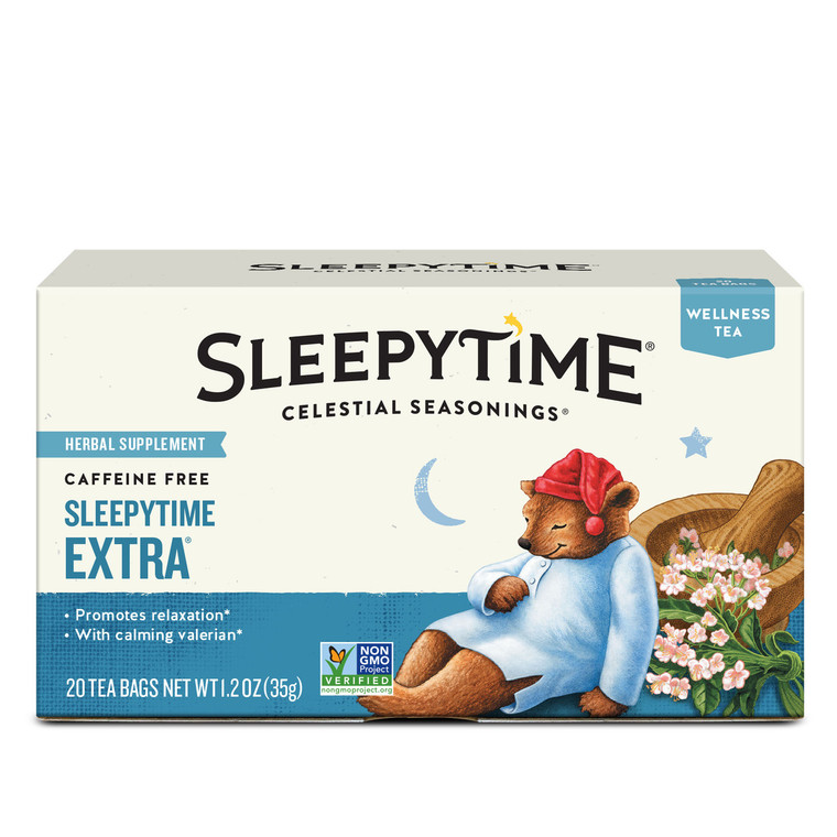 CELESTIAL SEASONINGS SLEEPYTIME EXTRA HERB TEA ( 6X20BAG )