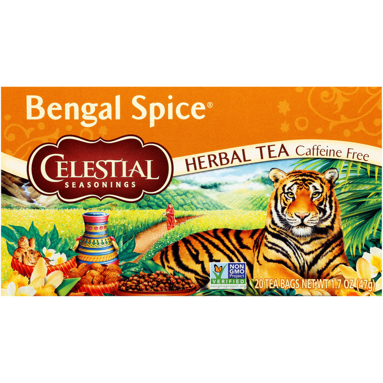 CELESTIAL SEASONINGS BENGAL SPICE HERB TEA ( 6X20 BAGS )