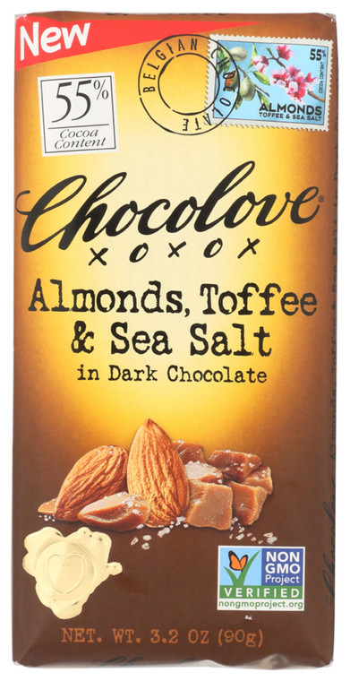 CH LOVE ALM TOFF DARK BR ( 12 X 3.2 OZ )