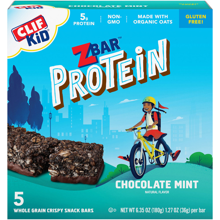 CLIF KID ZBAR PROTEIN CHOCOLATE MINT ( 6X5 PACK )