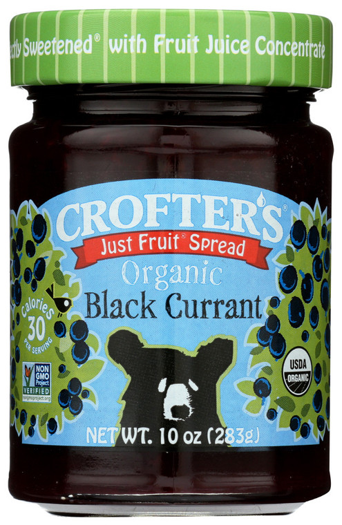 CROFTERS BLACK CRNT JST FRUIT ( 6X10OZ )