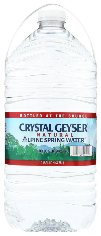 CRYSTAL GEYSER ALPINE SPRING WATER GALLON ( 6X1 GAL )