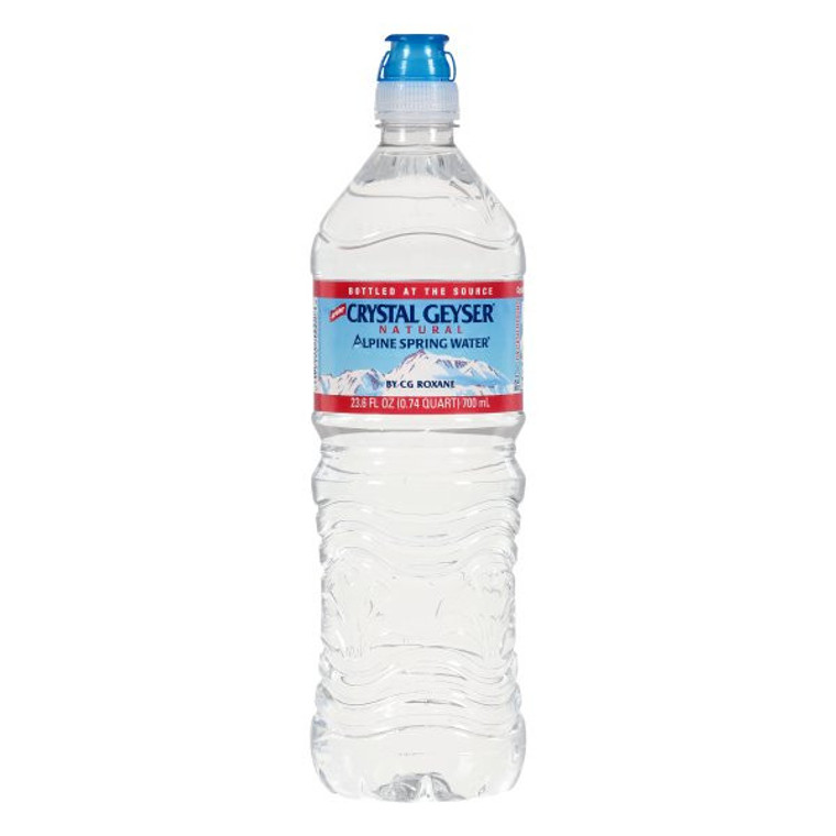 CRYSTAL GEYSER ALPINE SPRNG WATER SPRT ( 24X700ML )
