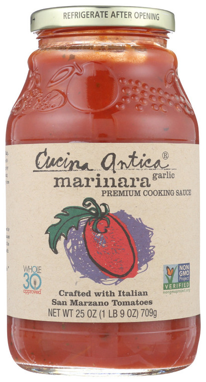CUCINA ANTICA GARLIC MARINARA SAUCE ( 12X25 OZ )