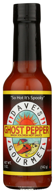DAVE'S GOURMET GHOST PEPPER NAGA JOLOKIA HOT SAUCE ( 12X5OZ )
