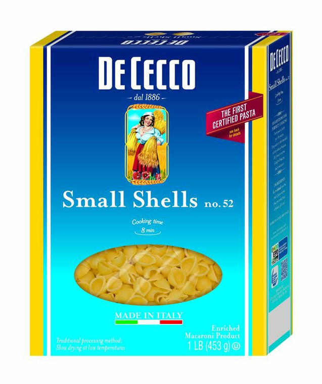 DECECCO SMALL SHELLS ( 20 X 16 OZ )