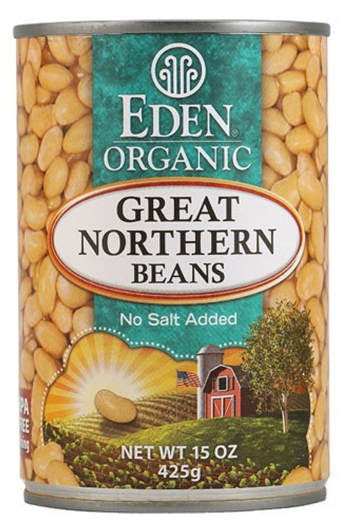 EDEN FOODS GREAT NORTHERN BEANS ( 12X15 OZ )
