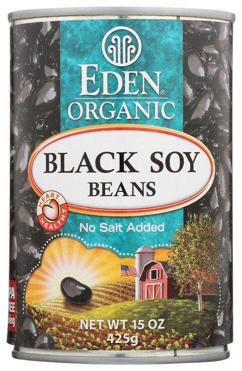 EDEN FOODS BLACK SOY BEANS ( 12X15 OZ )