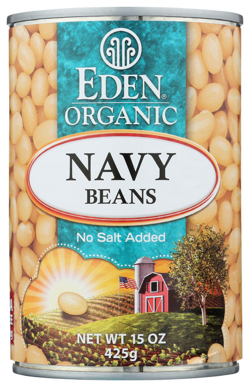 EDEN FOODS NAVY BEANS CAN ( 12X15 OZ )