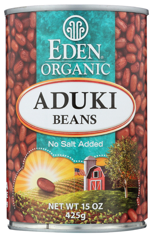 EDEN FOODS ADZUKI BEANS CAN ( 12X15 OZ )