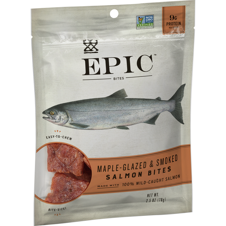 EPIC BITES SALM MPL GLZD ( 8 X 2.5 OZ )