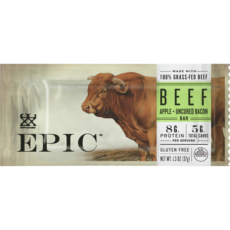 EPIC BEEF BACON APL BAR ( 12 X 1.3 OZ )