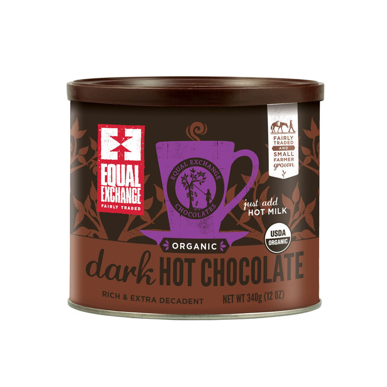 EQUAL EXCHANGE ORGANIC DARK HOT CHOCOLATE ( 6X12 OZ )