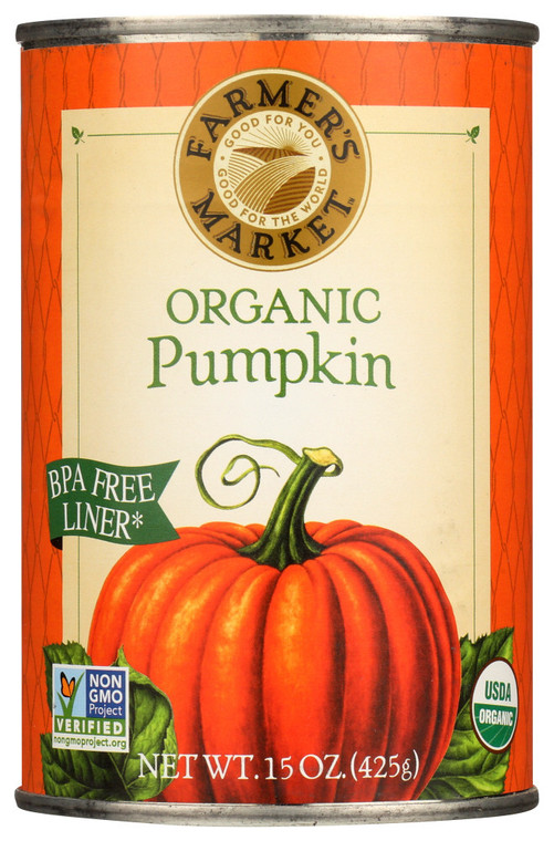 FARMERS MARKET CAN PUMPKIN ( 12X15OZ )