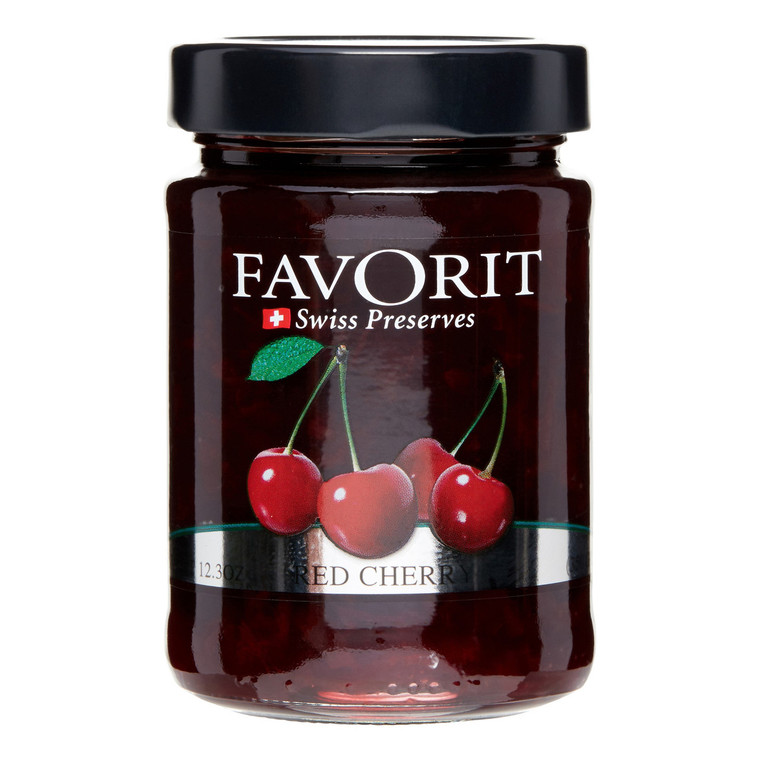 FAVORIT SWISS RED CHERRY PRESERVES ( 6X12.3OZ )