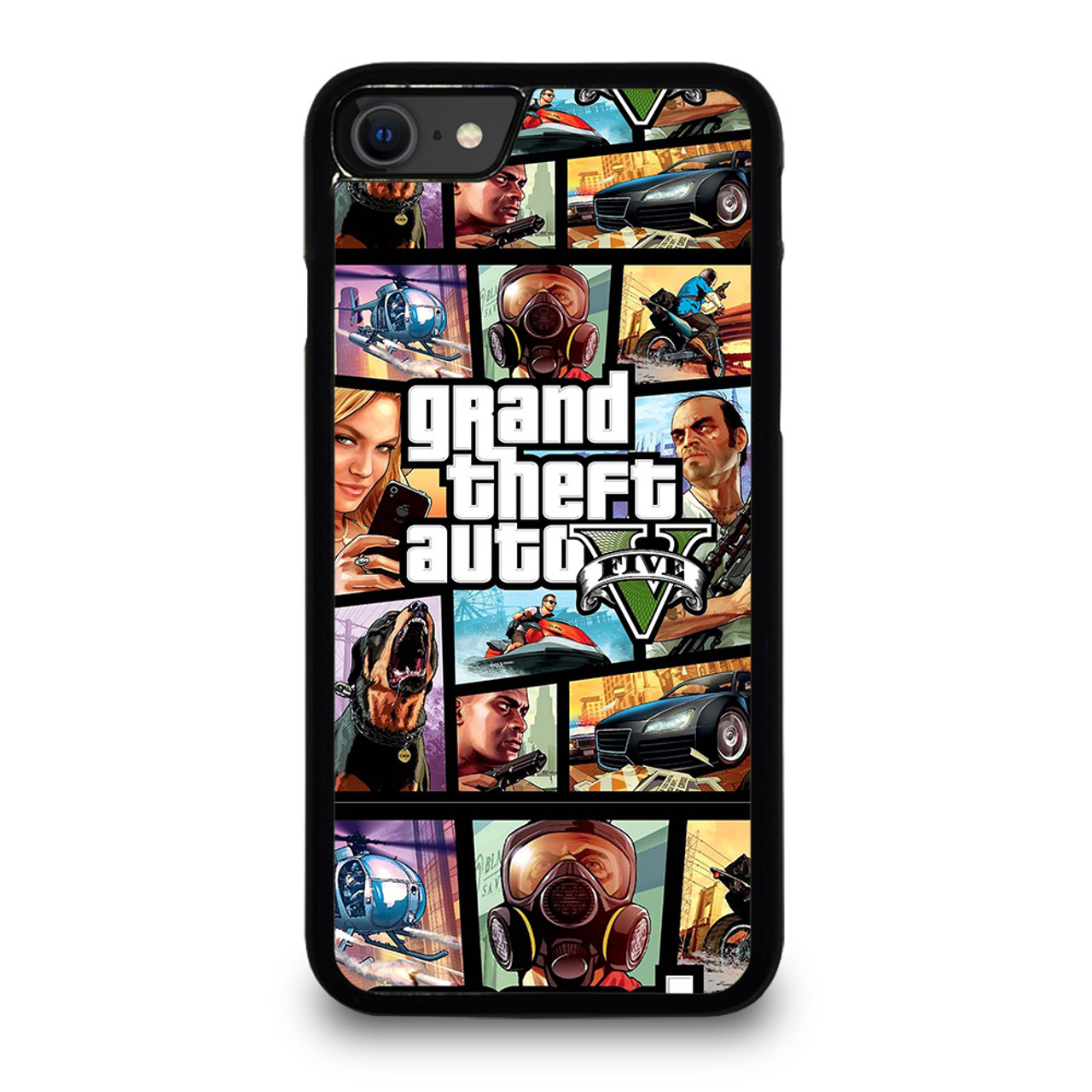 GTA 5 GRAND THEFT AUTO GAME iPhone SE 2020 Case Cover