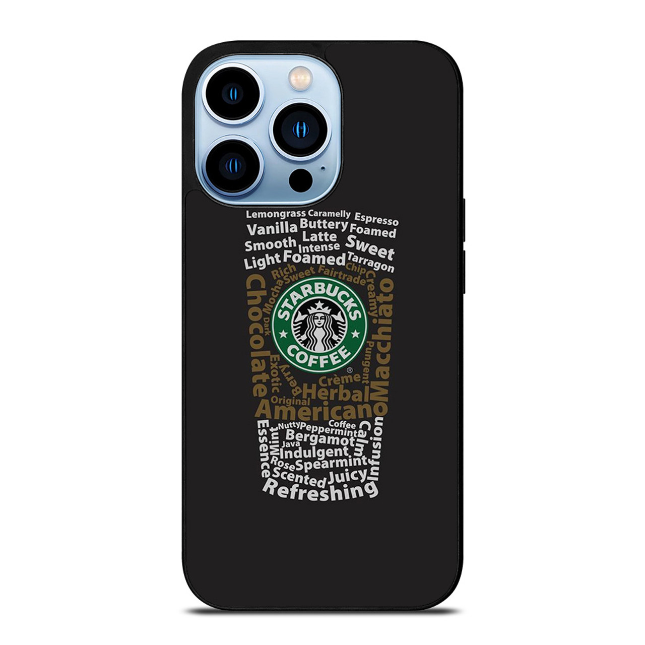 Apple IPhone X  Xs Coffe Starbucks branded logo pattern design