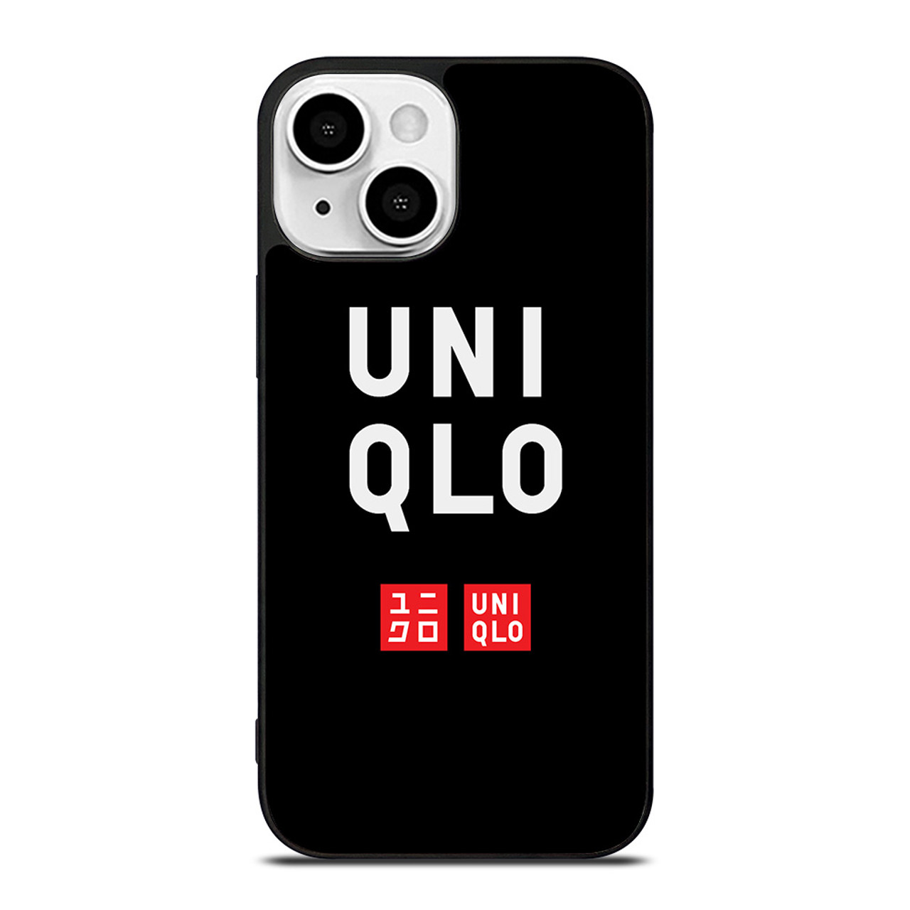 UNIQLO LOGO BLACK 2 iPhone 13 Mini Case Cover