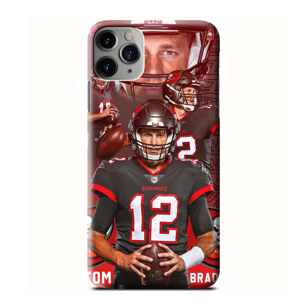 TOM BRADY 12 TAMPA BAY BUCCANEERS iPhone 3D Case Cover