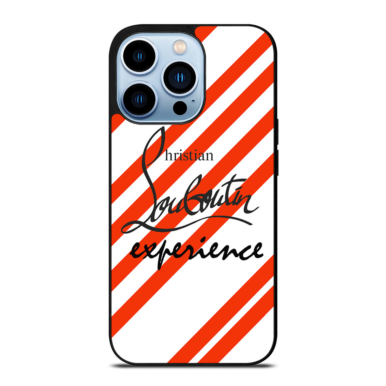 Punt Gelijkmatig optioneel LOUBOUTIN STRIPE LOGO iPhone 13 Pro Max Case Cover