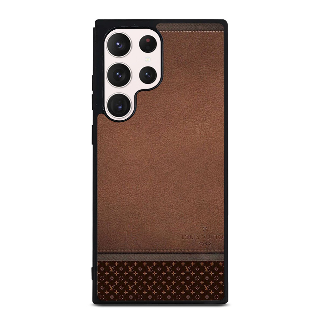 Louis Vuitton Brown Monogram Thin Leather Case for Samsung Galaxy