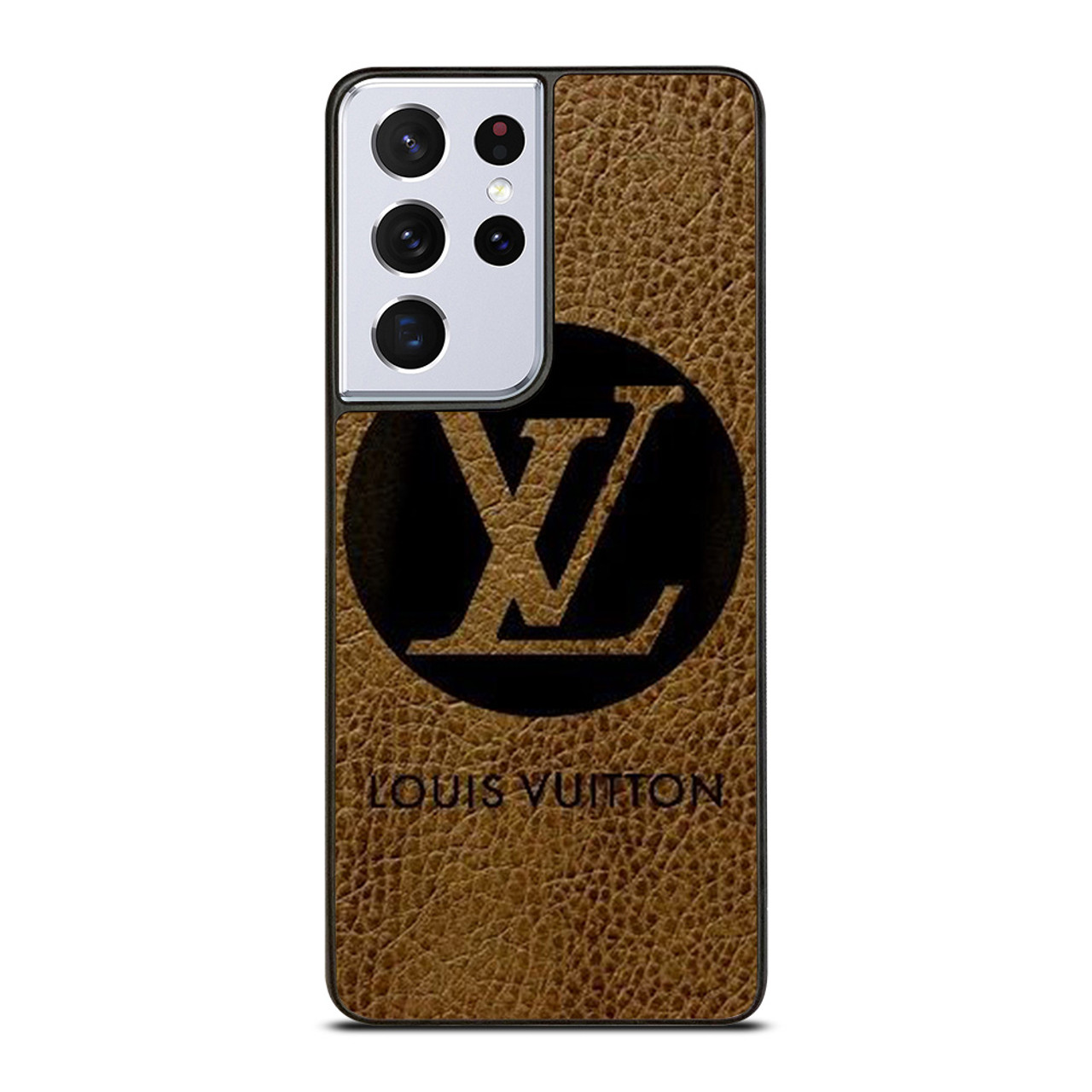 LOUIS VUITTON PARIS LV LOGO LEATHER Samsung Galaxy S21 Ultra Case Cover