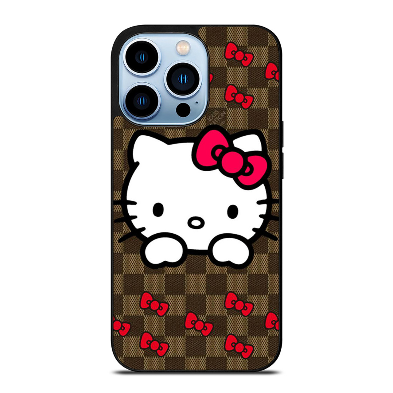 LOUIS VUITTON LV HELLO KITTY PATTERN iPhone 13 Pro Max Case Cover