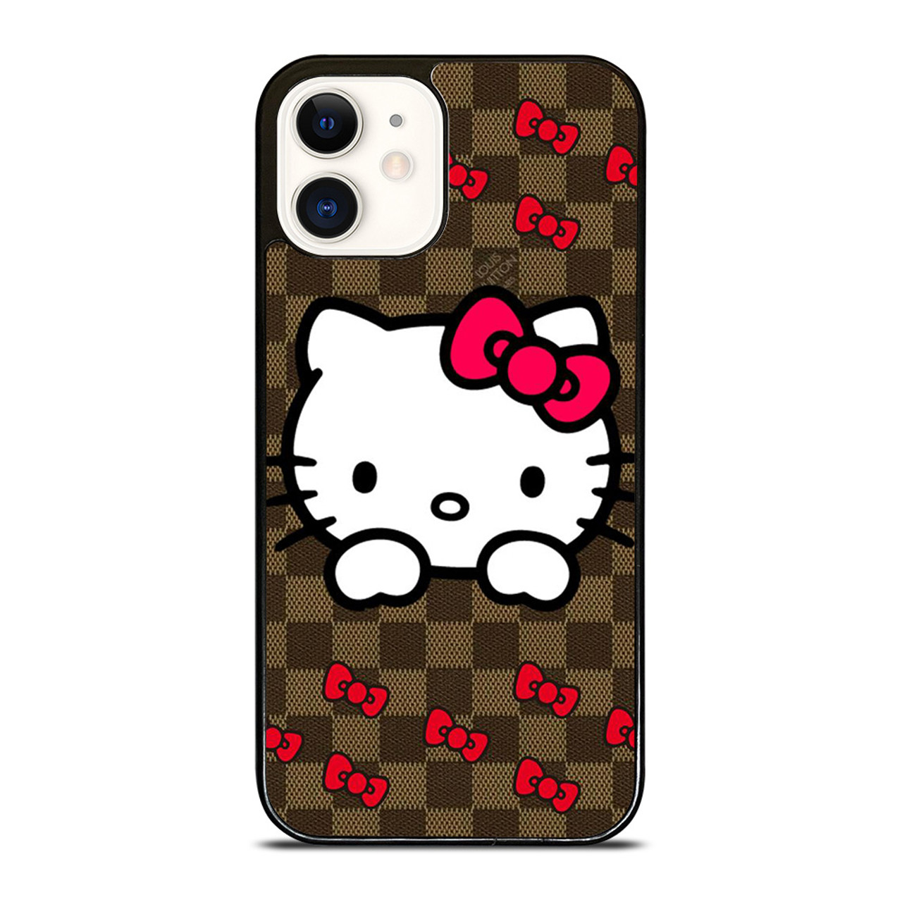 iPhone case hello kitty LV pattern