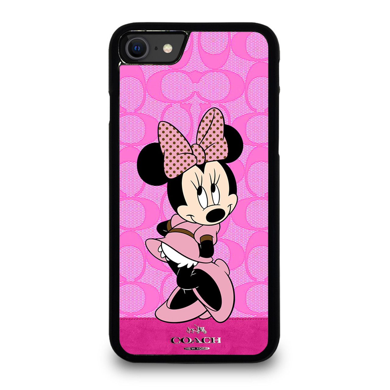 COACH NEW YORK LOGO MINNIE MOUSE DISNEY iPhone 2020 Case Cover