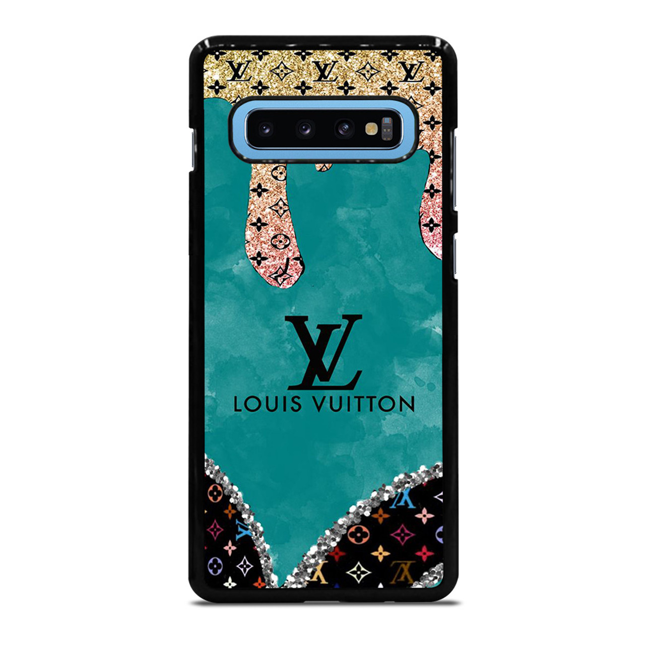 LOUIS VUITTON LV LOGO BLACK GOLD Samsung Galaxy S20 Case Cover