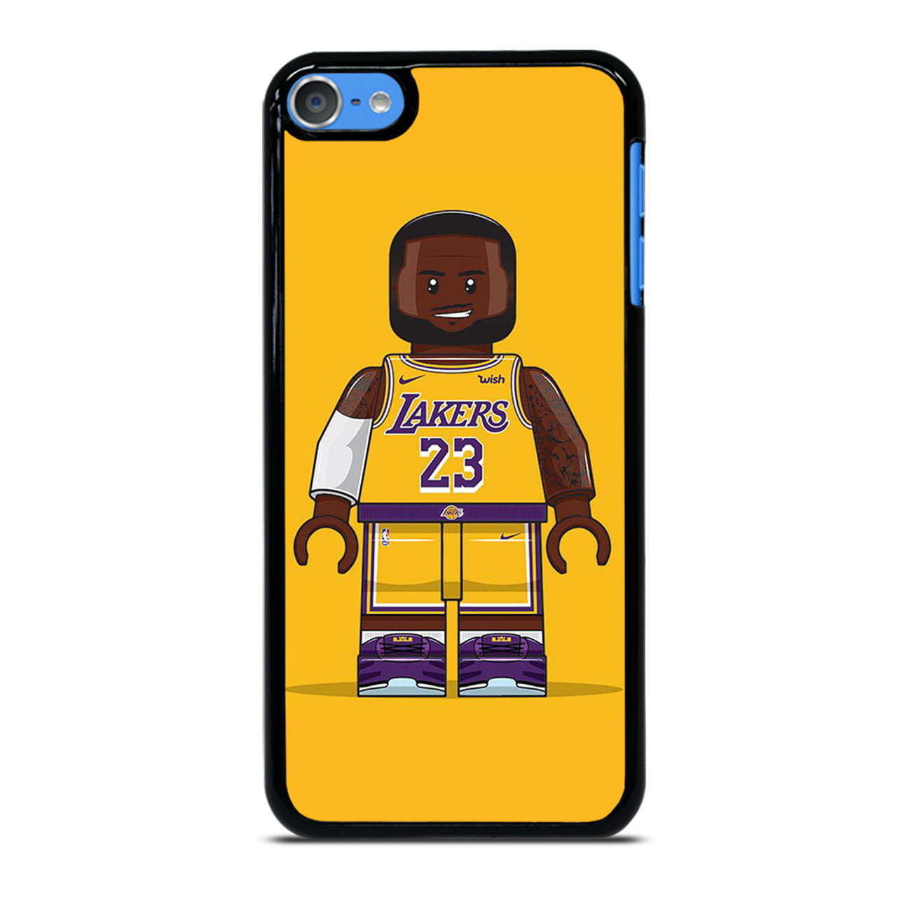 LEBRON JAMES LA LAKERS NBA LEGO BASKETBALL iPod Touch 7 Case Cover