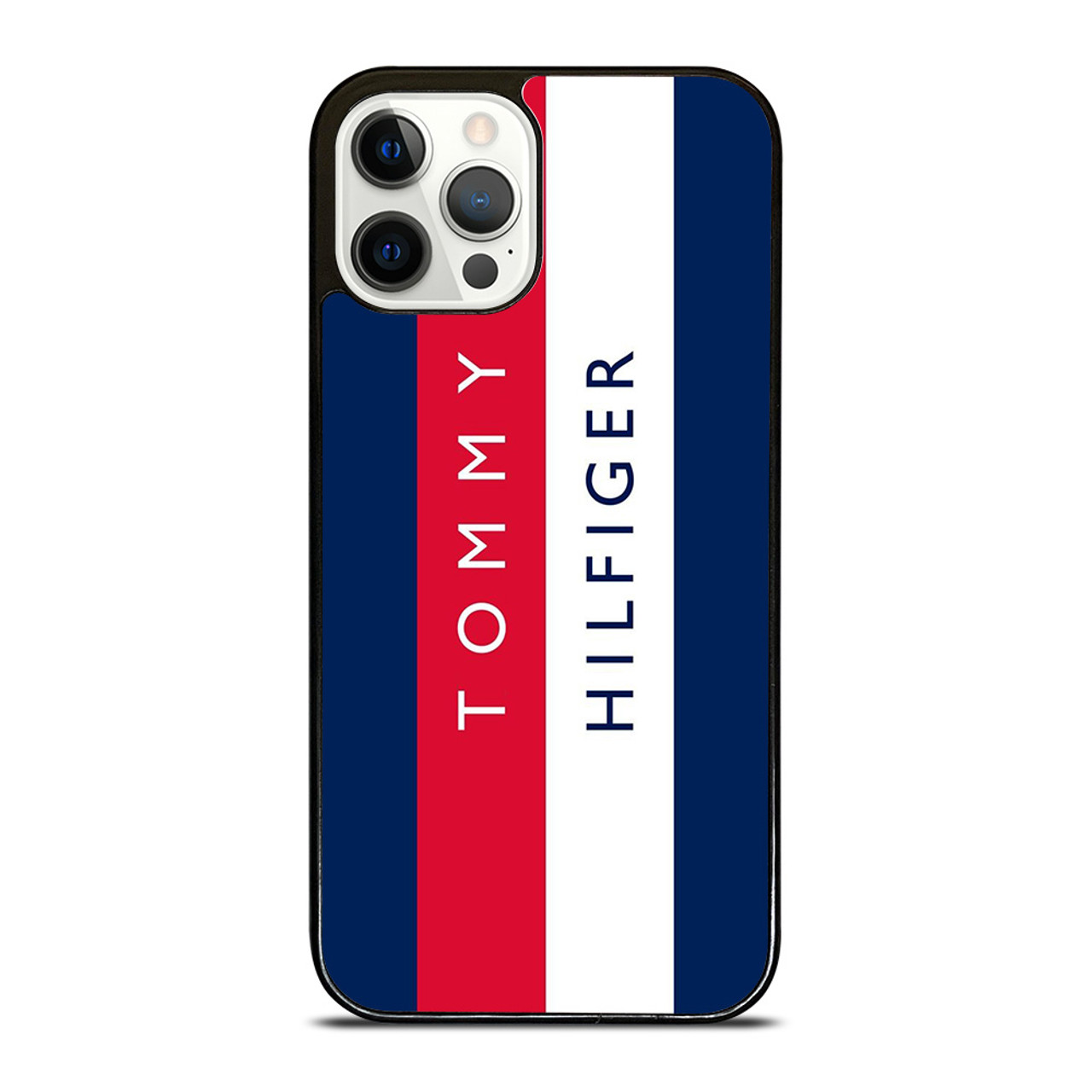 TOMMY HILFIGER VERTICAL LOGO iPhone 12 Cover